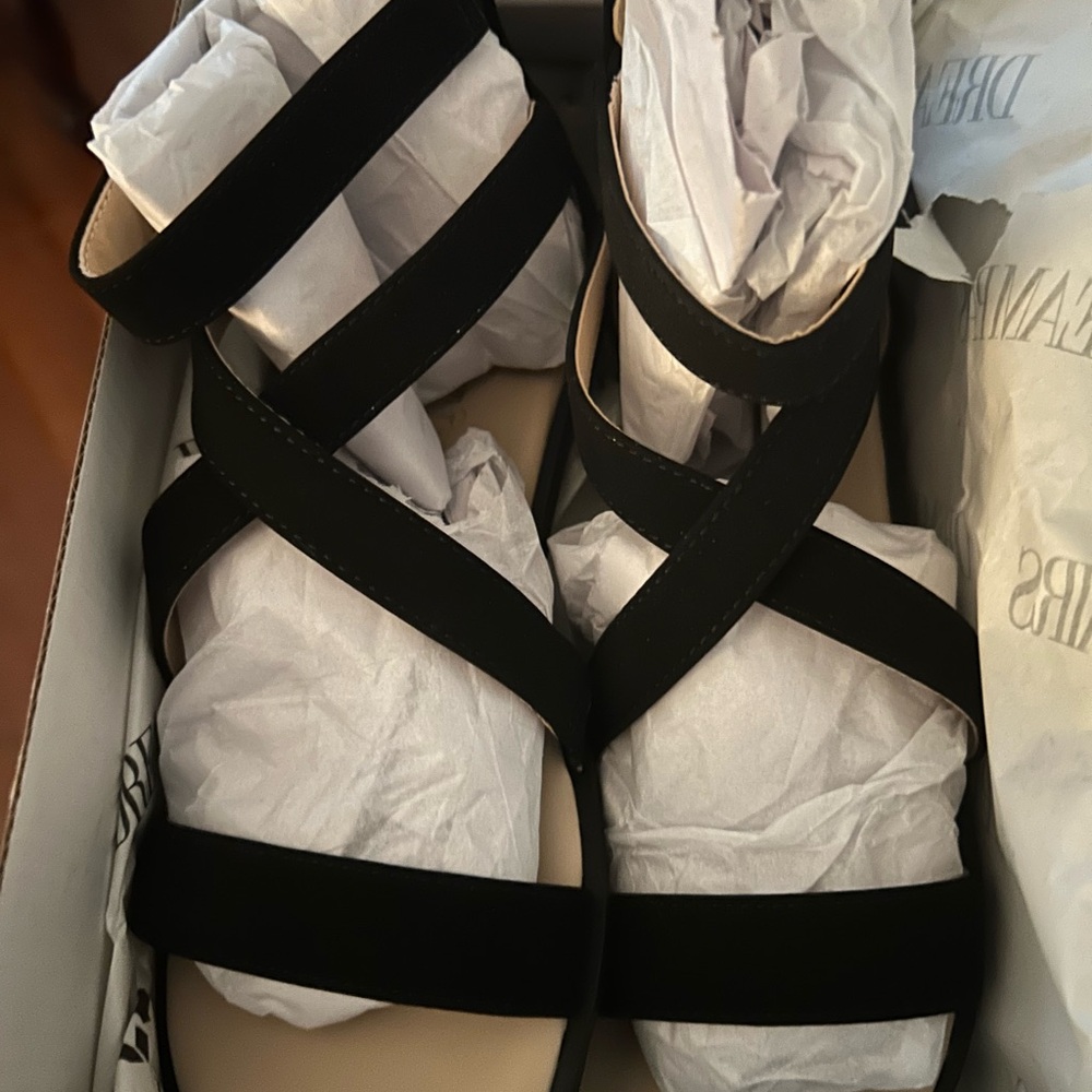 Black Strappy Sandals